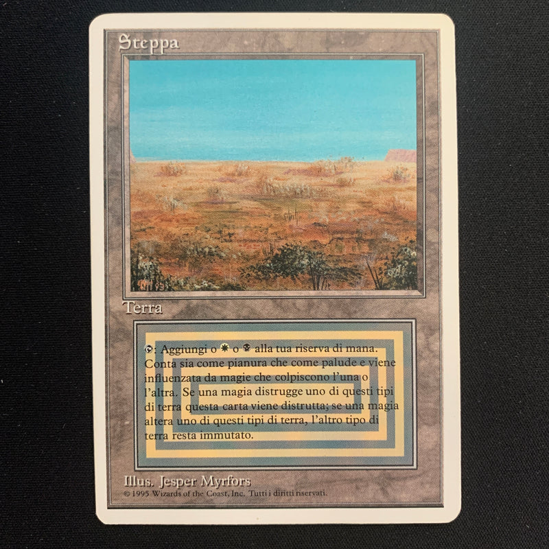 Magic the Gathering Scrubland - Foreign White Bordered - Italian 