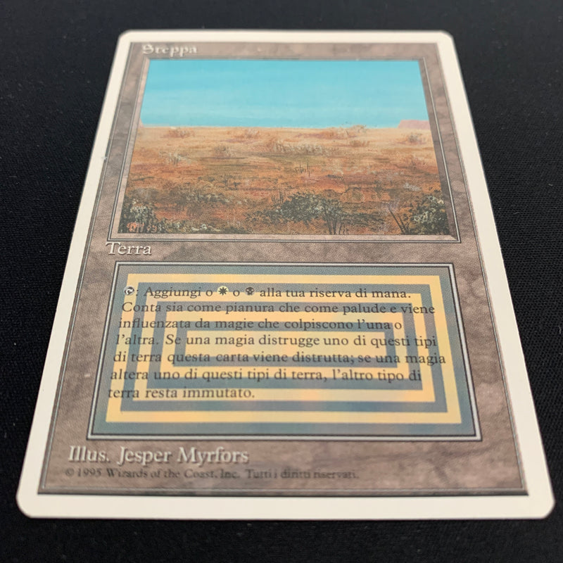 Magic the Gathering Scrubland - Foreign White Bordered - Italian 