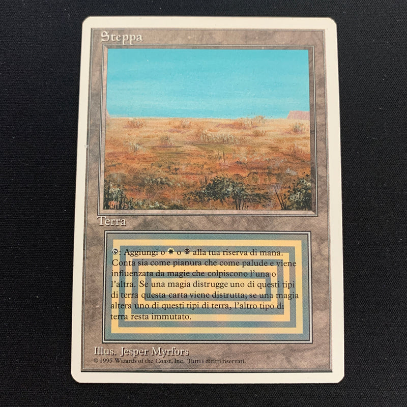 Magic the Gathering Scrubland - Foreign White Bordered - Italian 