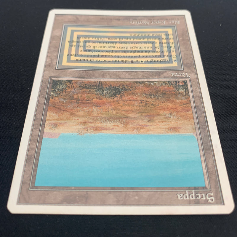 Magic the Gathering Scrubland - Foreign White Bordered - Italian 