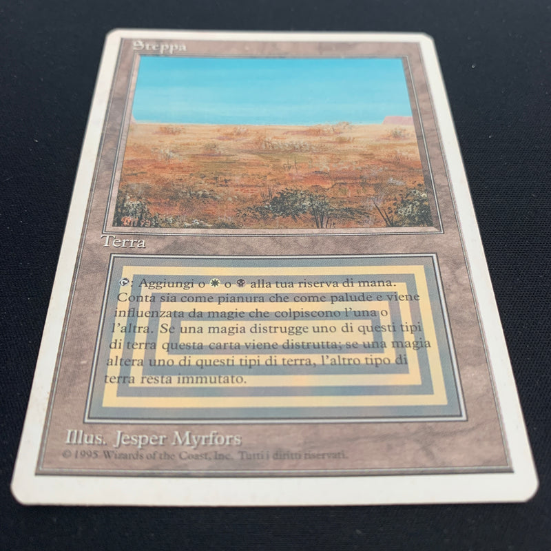 Magic the Gathering Scrubland - Foreign White Bordered - Italian 