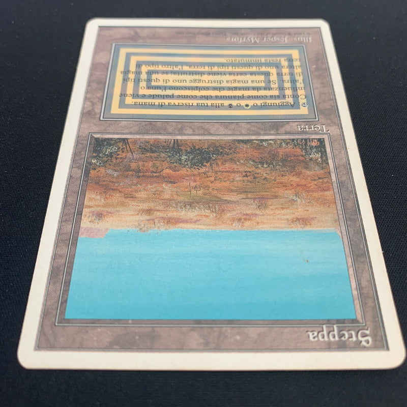 Magic the Gathering Scrubland - Foreign White Bordered - Italian 