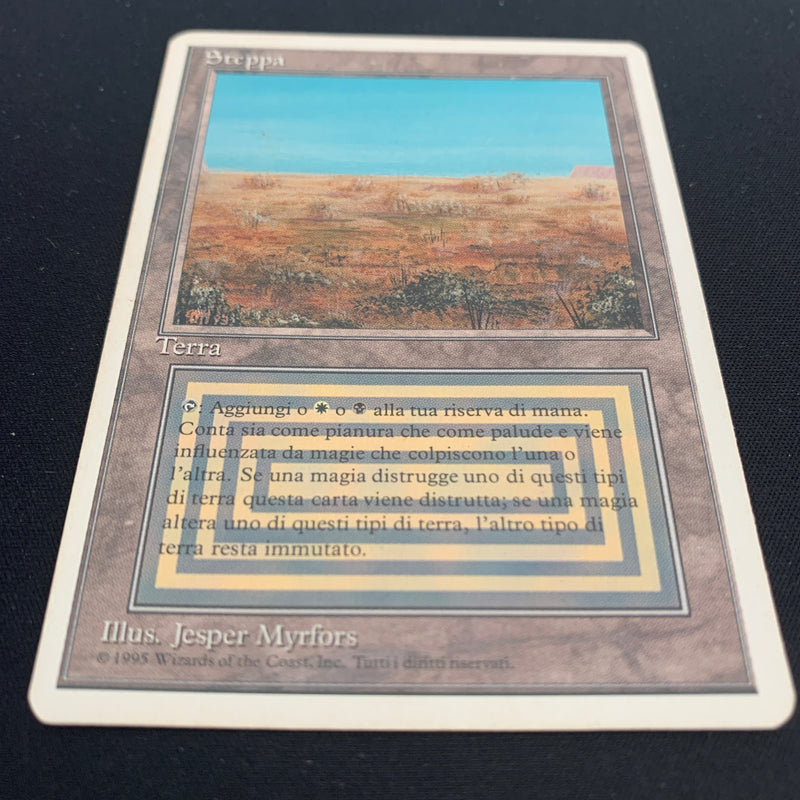 Magic the Gathering Scrubland - Foreign White Bordered - Italian 