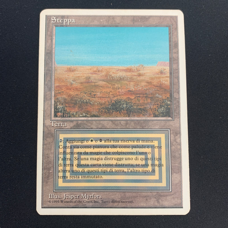 Magic the Gathering Scrubland - Foreign White Bordered - Italian 