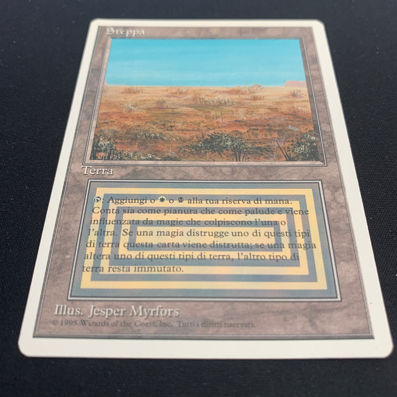 Magic the Gathering Scrubland - Foreign White Bordered - Italian 