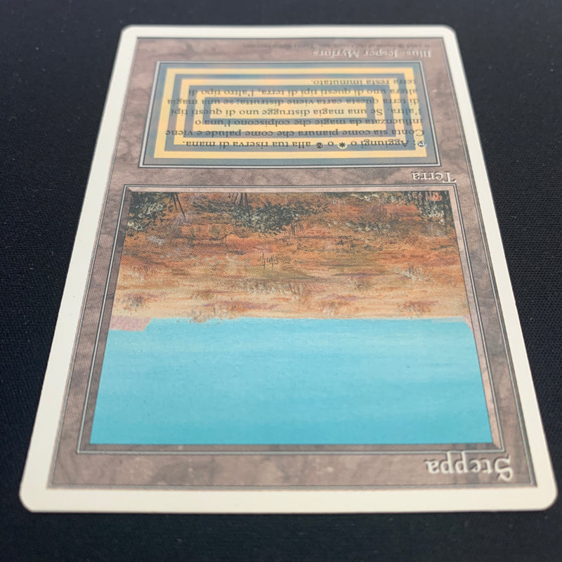 Magic the Gathering Scrubland - Foreign White Bordered - Italian 