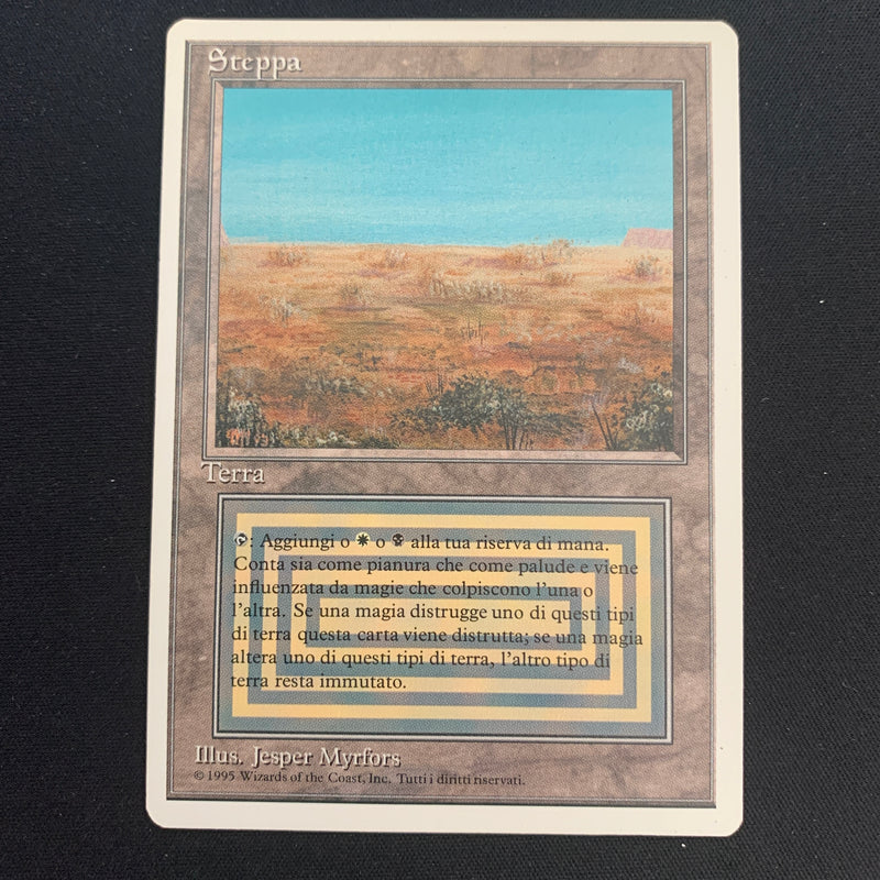 Magic the Gathering Scrubland - Foreign White Bordered - Italian 