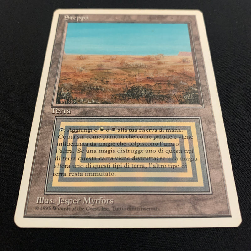 Magic the Gathering Scrubland - Foreign White Bordered - Italian 