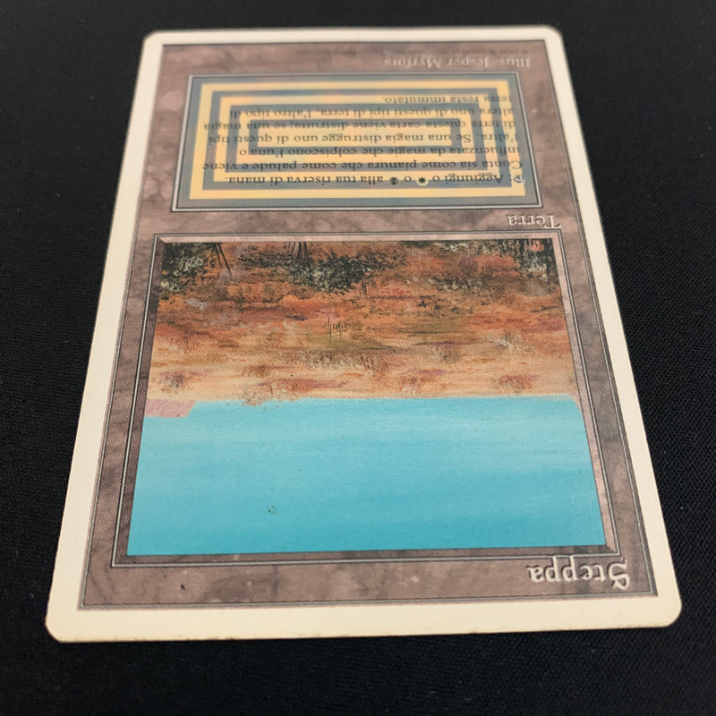 Magic the Gathering Scrubland - Foreign White Bordered - Italian 