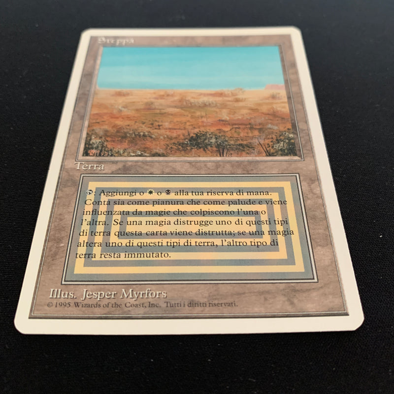 Magic the Gathering Scrubland - Foreign White Bordered - Italian 