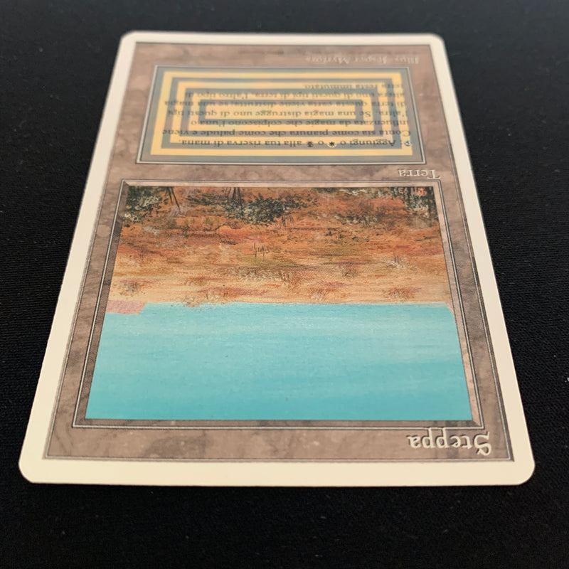 Magic the Gathering Scrubland - Foreign White Bordered - Italian 