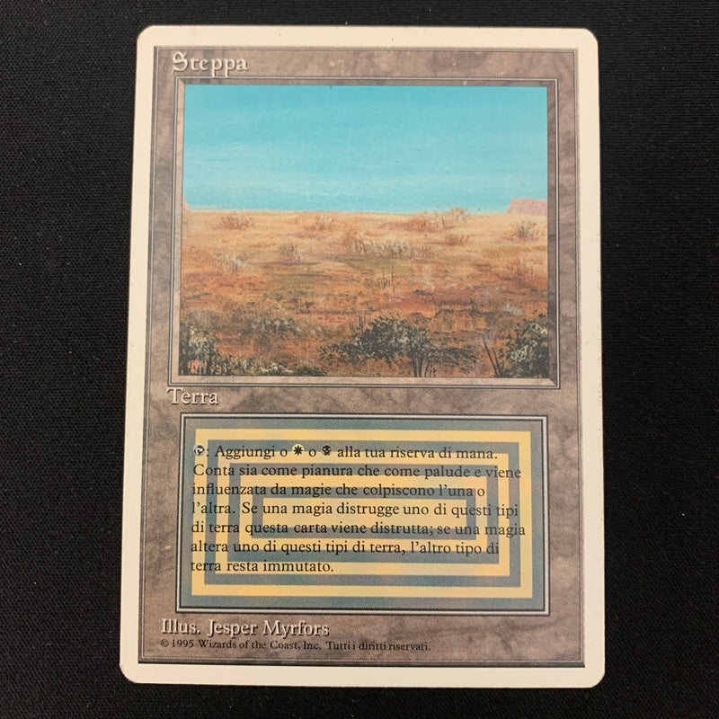 Magic the Gathering Scrubland - Foreign White Bordered - Italian 