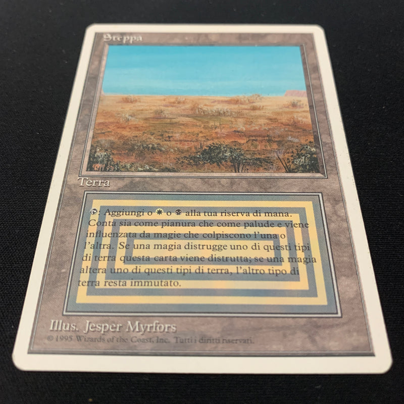 Magic the Gathering Scrubland - Foreign White Bordered - Italian 