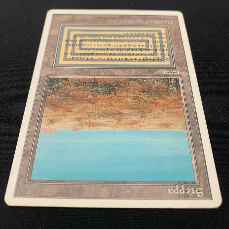 Magic the Gathering Scrubland - Foreign White Bordered - Italian 