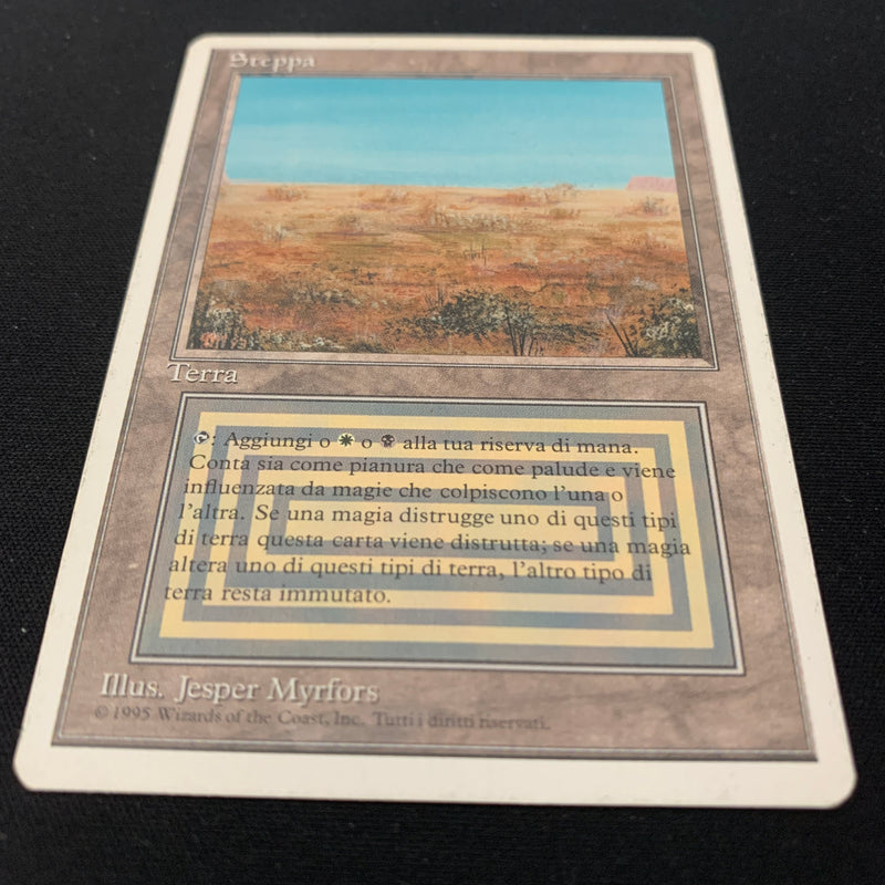 Magic the Gathering Scrubland - Foreign White Bordered - Italian 