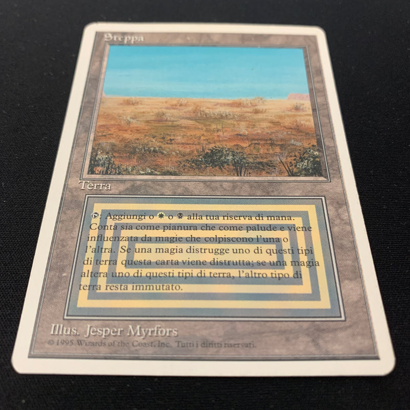 Magic the Gathering Scrubland - Foreign White Bordered - Italian 