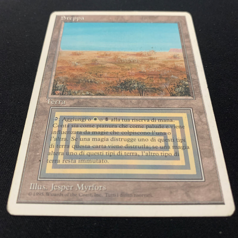 Magic the Gathering Scrubland - Foreign White Bordered - Italian 