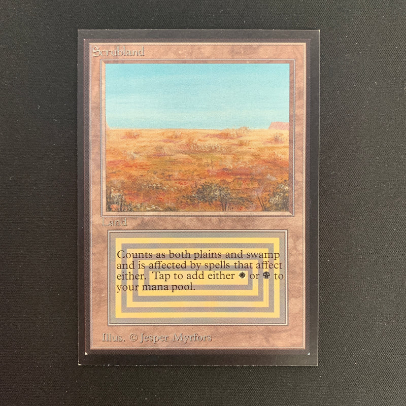 Magic the Gathering Scrubland - International Edition 