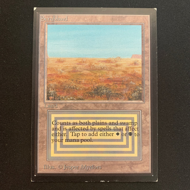 Magic the Gathering Scrubland - International Edition 