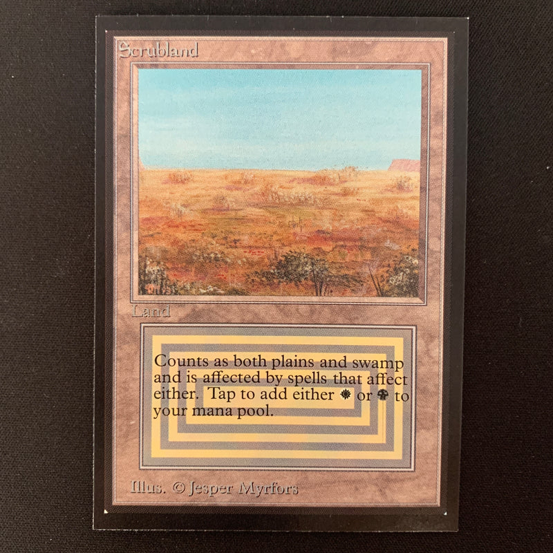 Magic the Gathering Scrubland - International Edition 