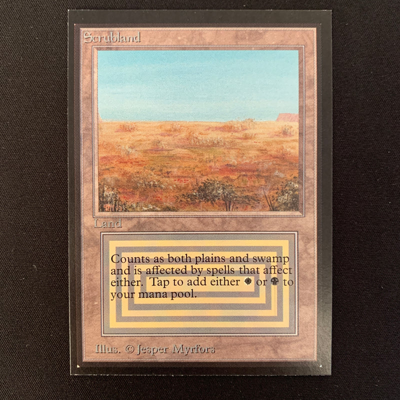 Magic the Gathering Scrubland - International Edition 