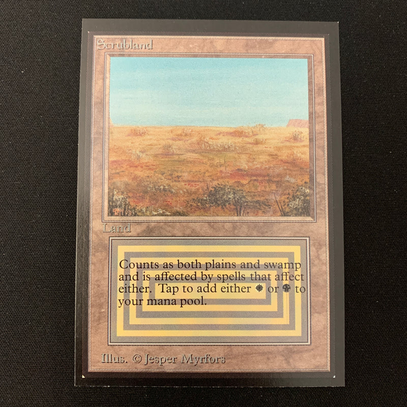 Magic the Gathering Scrubland - International Edition 