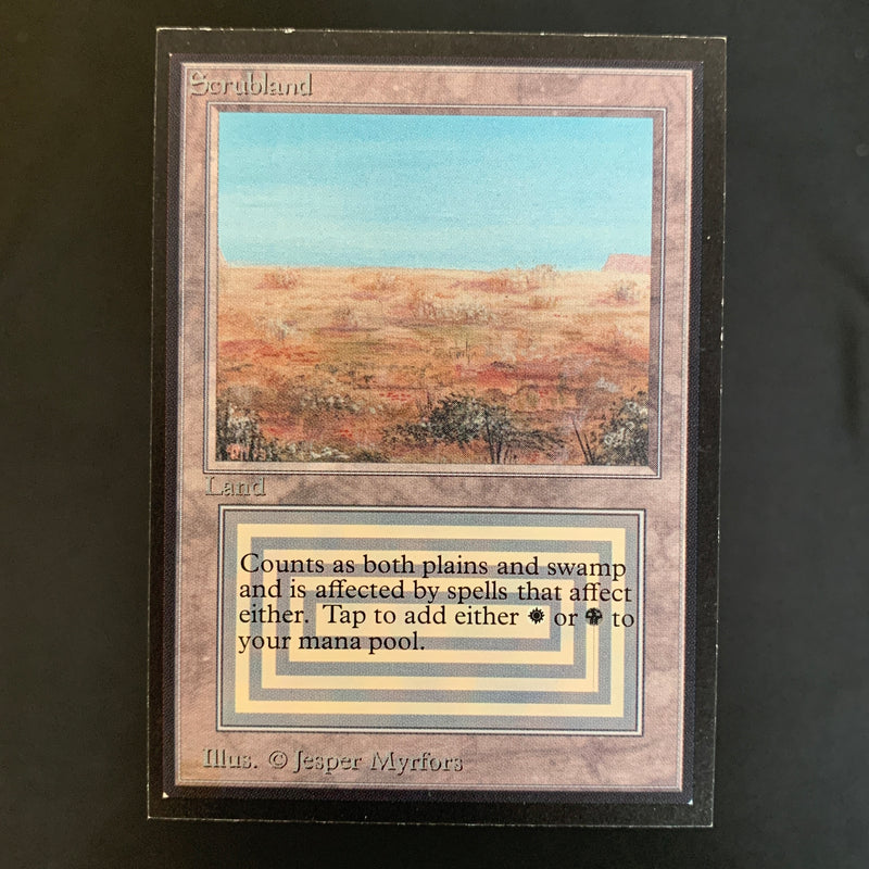 Magic the Gathering Scrubland - International Edition 