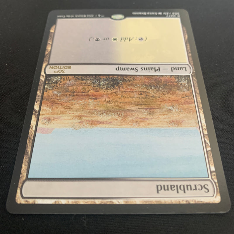 Magic the Gathering Scrubland (Modern Frame) - 30th Anniversary Edition 