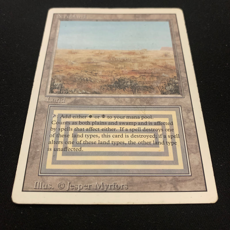 Magic the Gathering Scrubland - Revised 