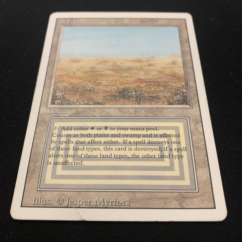 Magic the Gathering Scrubland - Revised 