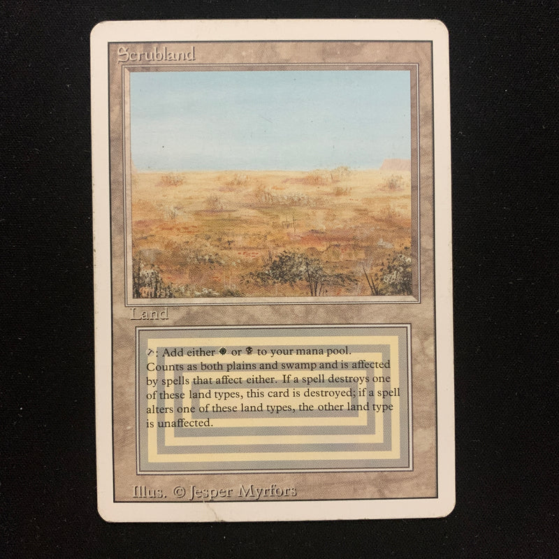 Magic the Gathering Scrubland - Revised PO - 24721