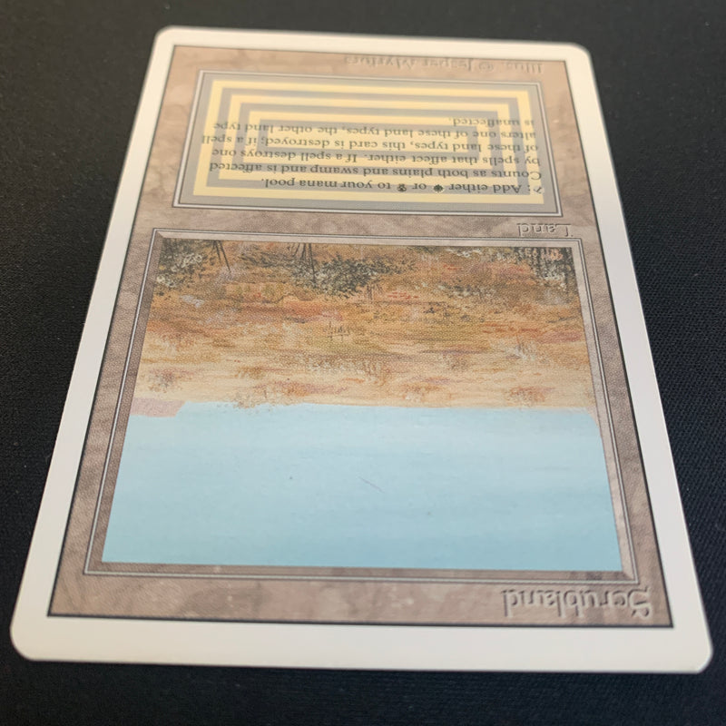 Magic the Gathering Scrubland - Revised 