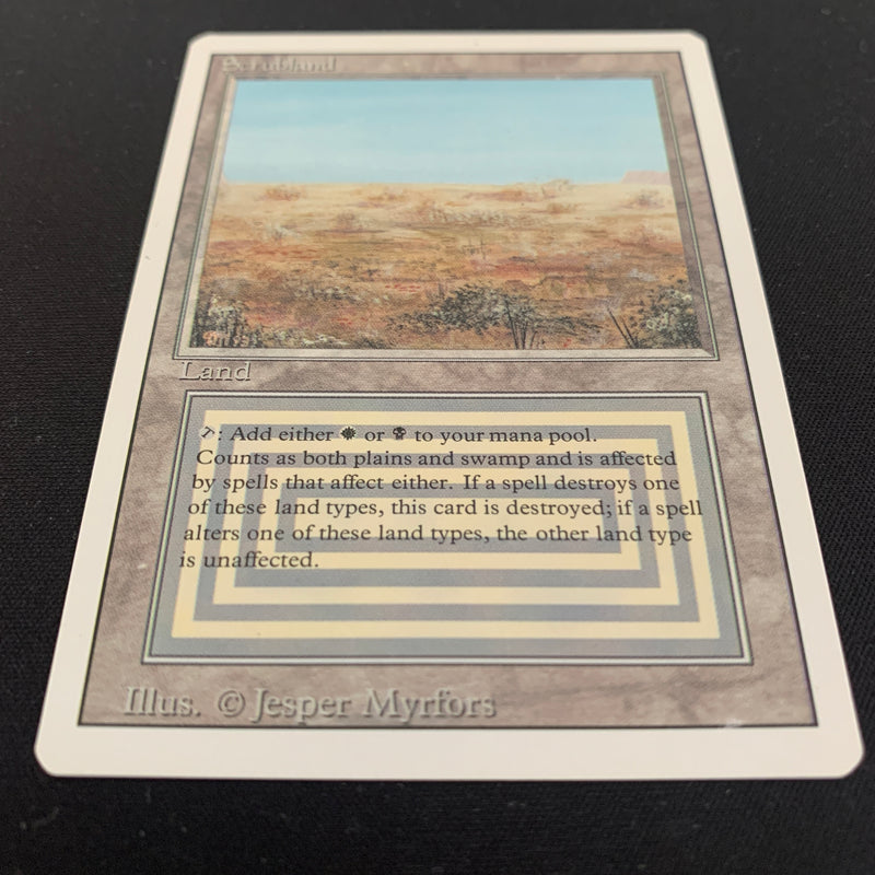 Magic the Gathering Scrubland - Revised 