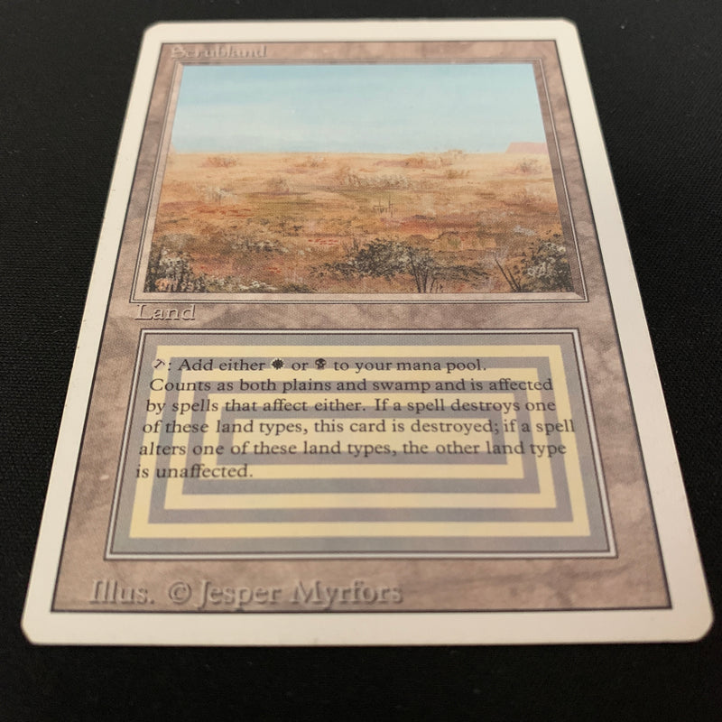 Magic the Gathering Scrubland - Revised 