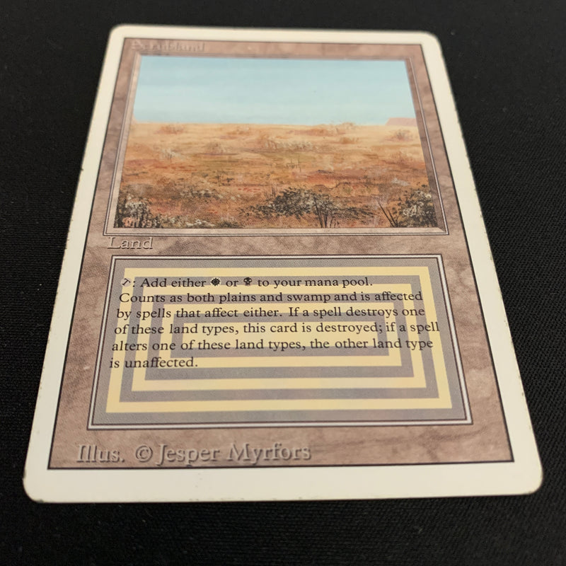 Magic the Gathering Scrubland - Revised 