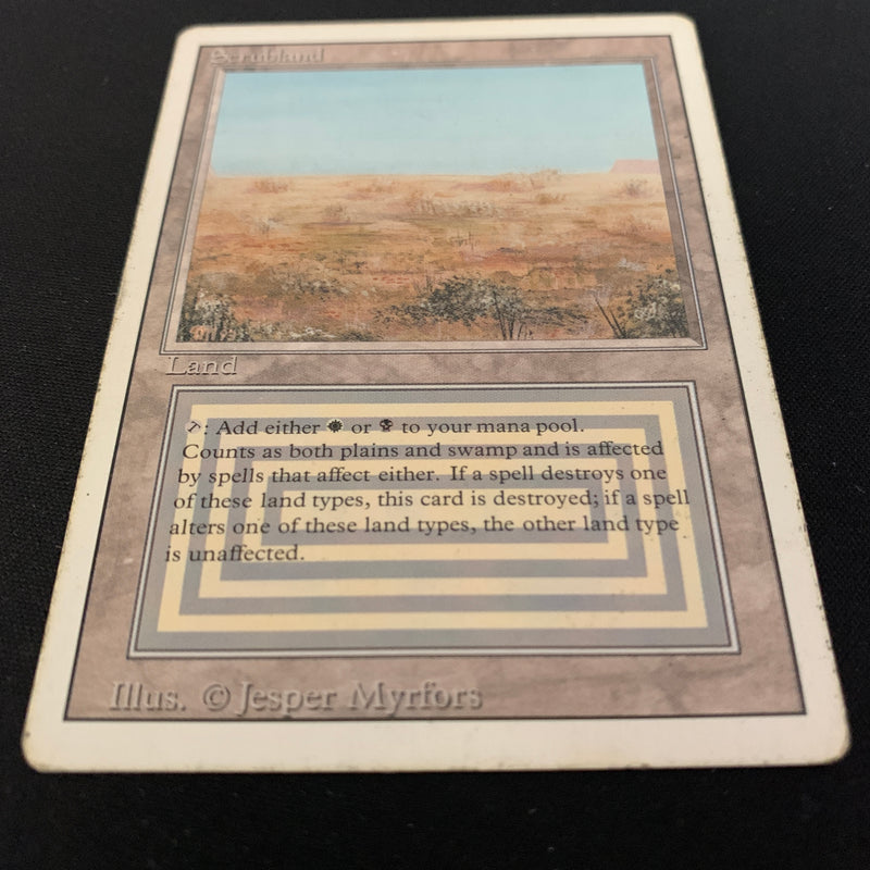 Magic the Gathering Scrubland - Revised 