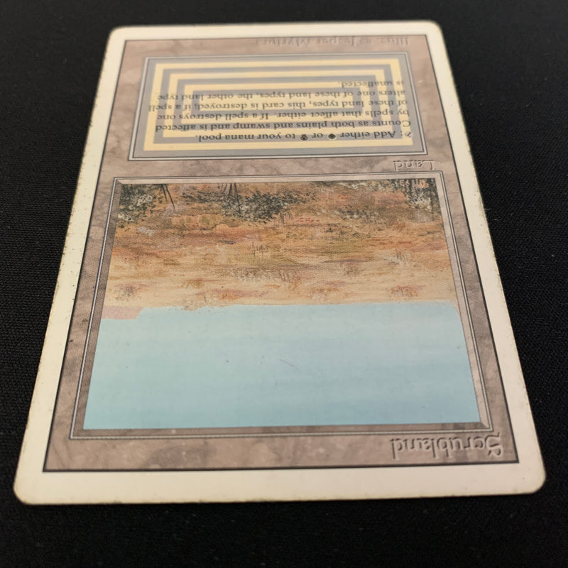 Magic the Gathering Scrubland - Revised 