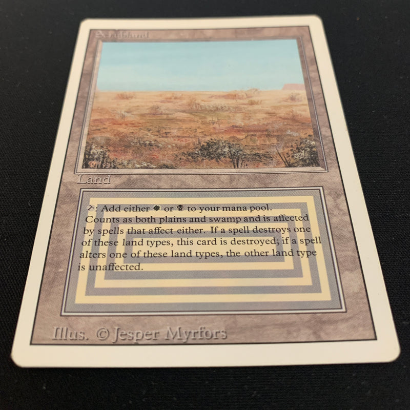 Magic the Gathering Scrubland - Revised 