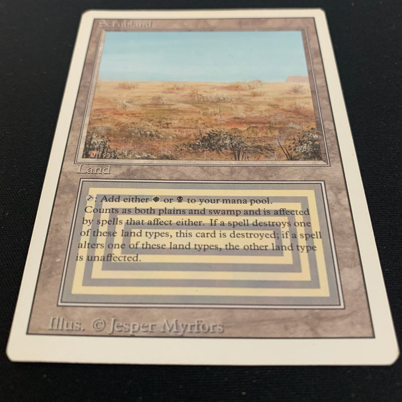 Magic the Gathering Scrubland - Revised 