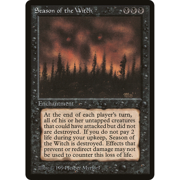 Magic the Gathering Season of the Witch - The Dark NM