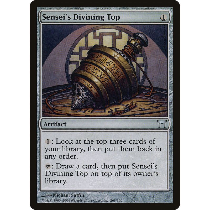 Magic the Gathering Sensei's Divining Top - Champions of Kamigawa NM