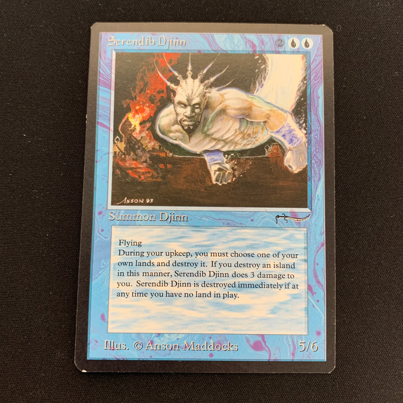 Magic the Gathering Serendib Djinn - Arabian Nights 