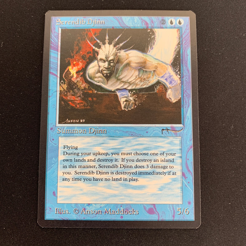 Magic the Gathering Serendib Djinn - Arabian Nights 