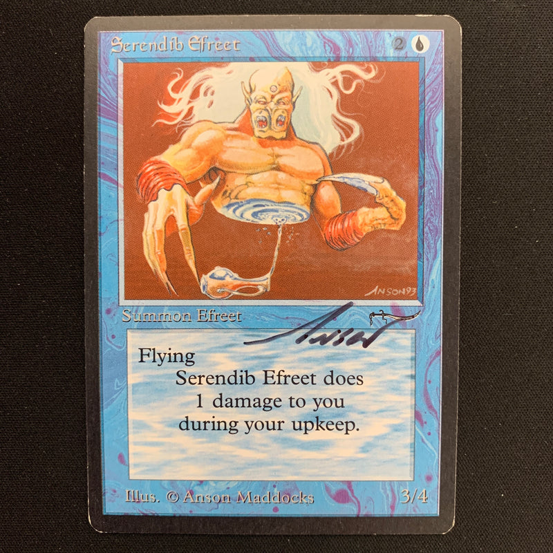 Magic the Gathering Serendib Efreet - Arabian Nights 