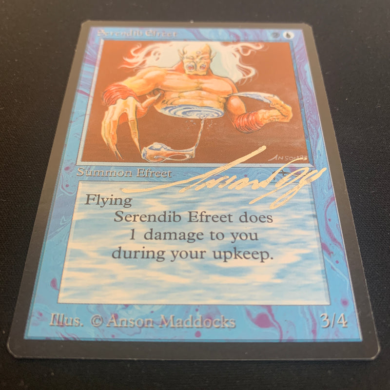 Magic the Gathering Serendib Efreet - Arabian Nights 