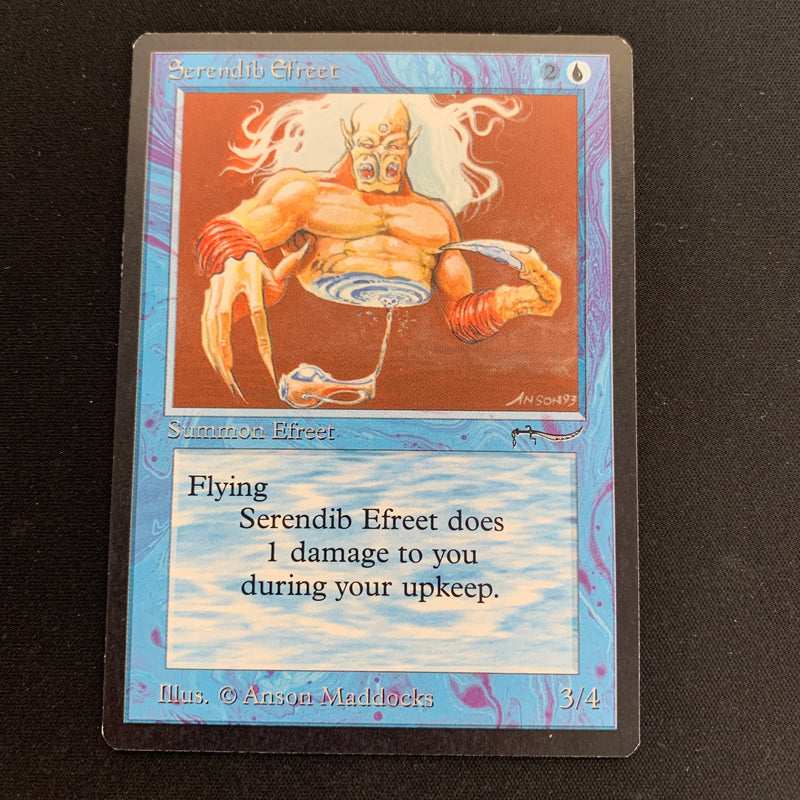 Magic the Gathering Serendib Efreet - Arabian Nights 