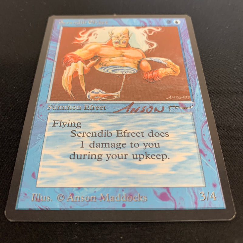 Magic the Gathering Serendib Efreet - Arabian Nights 