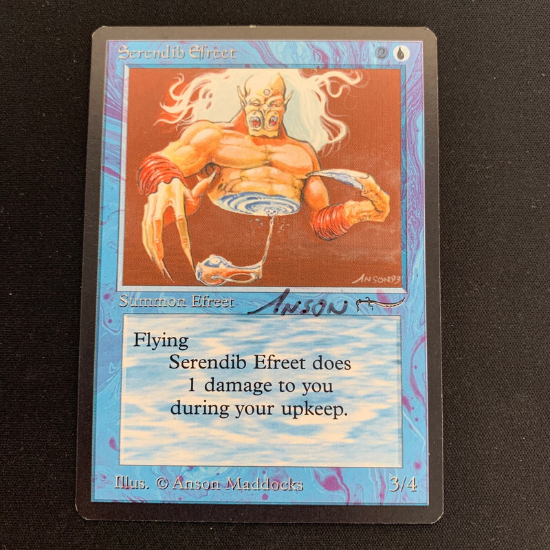 Magic the Gathering Serendib Efreet - Arabian Nights 