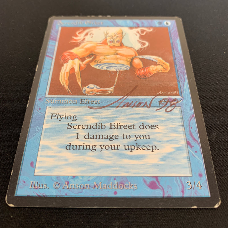 Magic the Gathering Serendib Efreet - Arabian Nights 