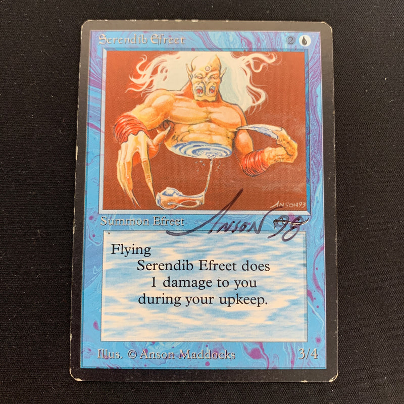 Magic the Gathering Serendib Efreet - Arabian Nights 